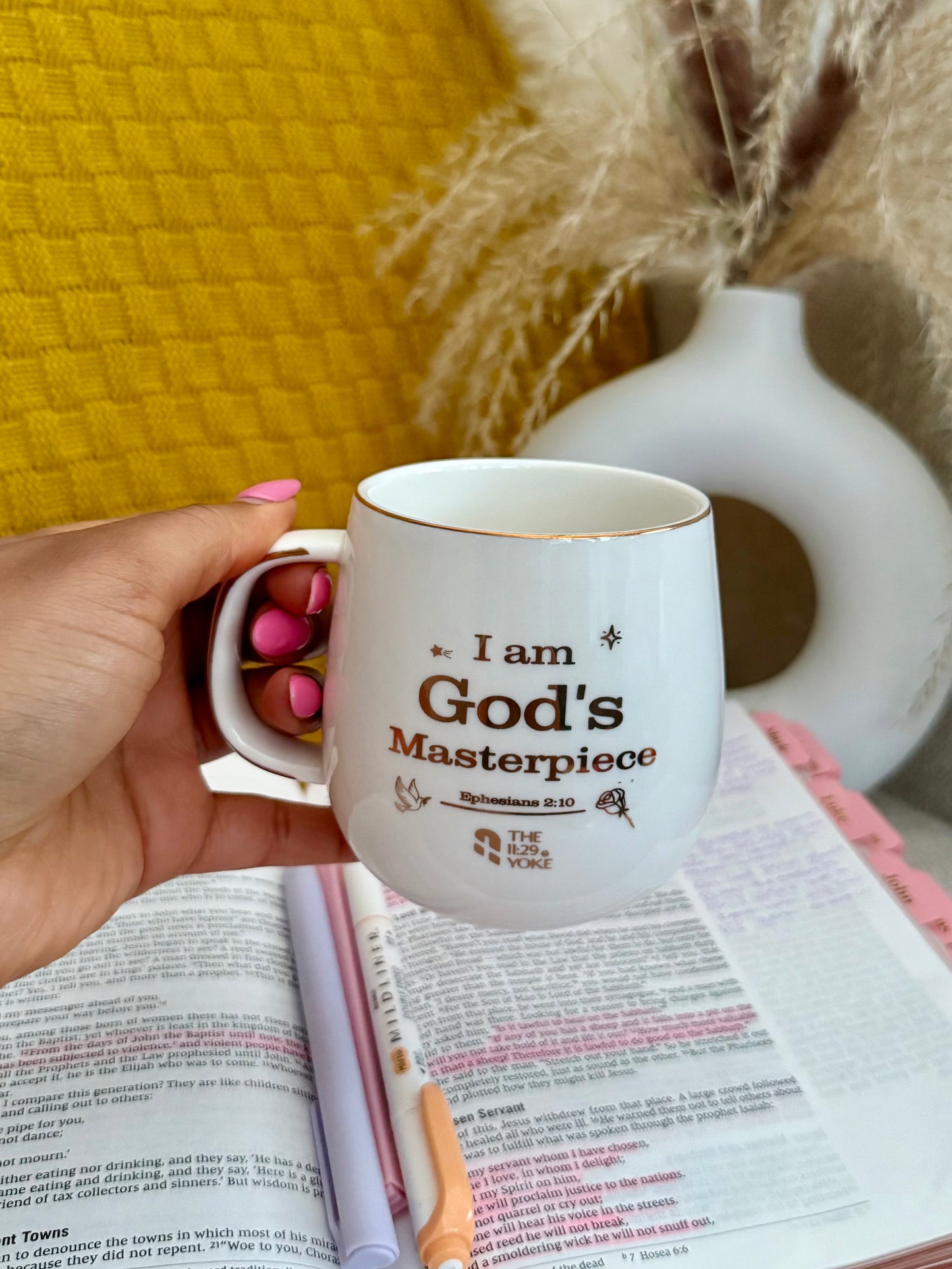 I Am God’s Masterpiece” Mug — Purpose. Identity. Divine Craftsmanship.