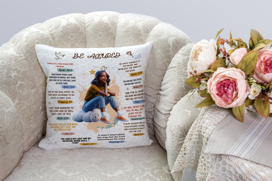Be Assured Cushion — Peace. Hope. Divine Assurance.